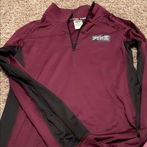 Pink unltimate collection half zip sweater